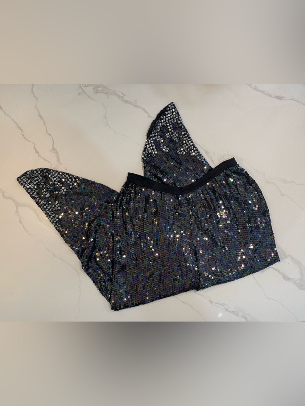 Vintage sequin harem pants